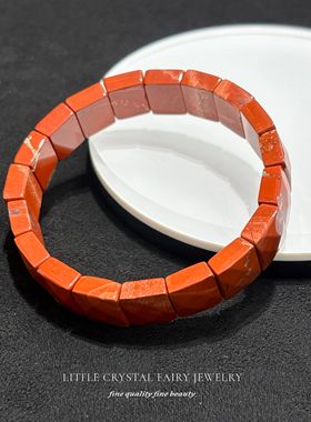 天然红碧玉手牌手链可diy流行外贸水晶项链材料串珠女生首饰