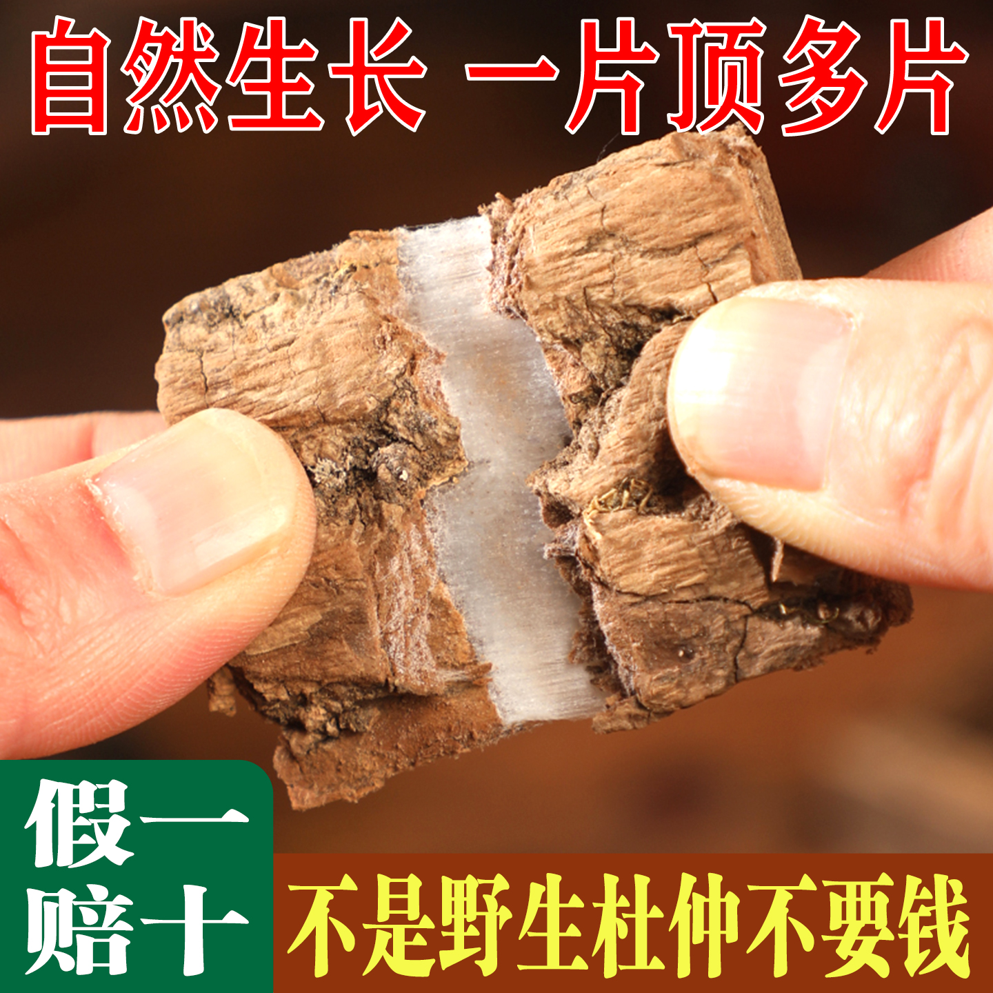 野生杜仲天然生长中药材250g新货特级无硫无杂质正品2025精选老树