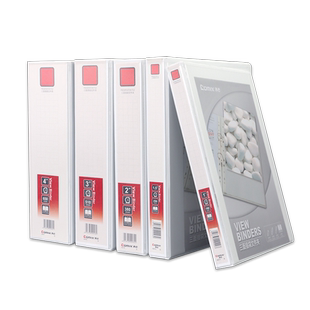 齐心文件夹三面插页a4快劳夹 两孔三孔四孔打孔活页夹PVC档案夹资料装订夹收纳册2孔夹双孔3孔夹白打孔文件夹