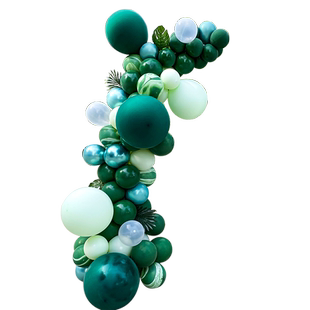 玫红色气球装饰乔迁周年庆开业拱门立柱商场店铺活动生日装扮布置