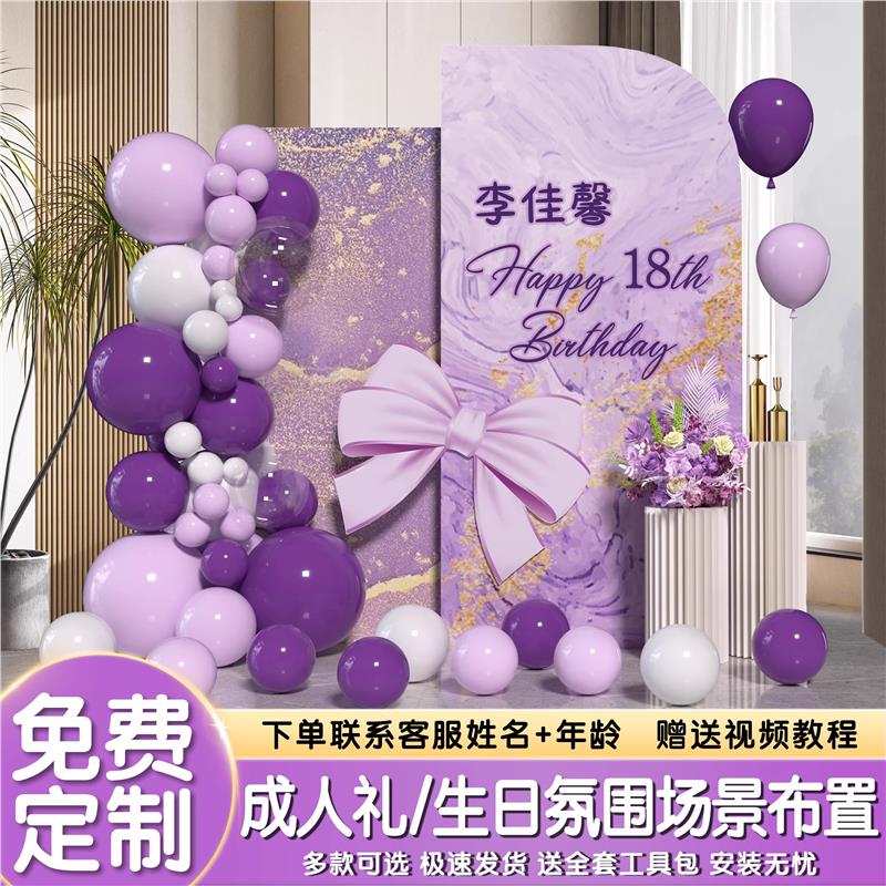 18周岁十八成人礼生日场景