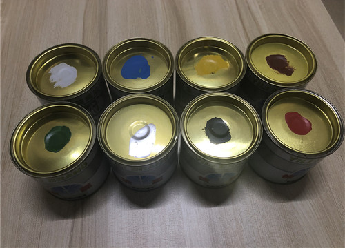 小瓶油漆80g大瓶300g红色绿色黑