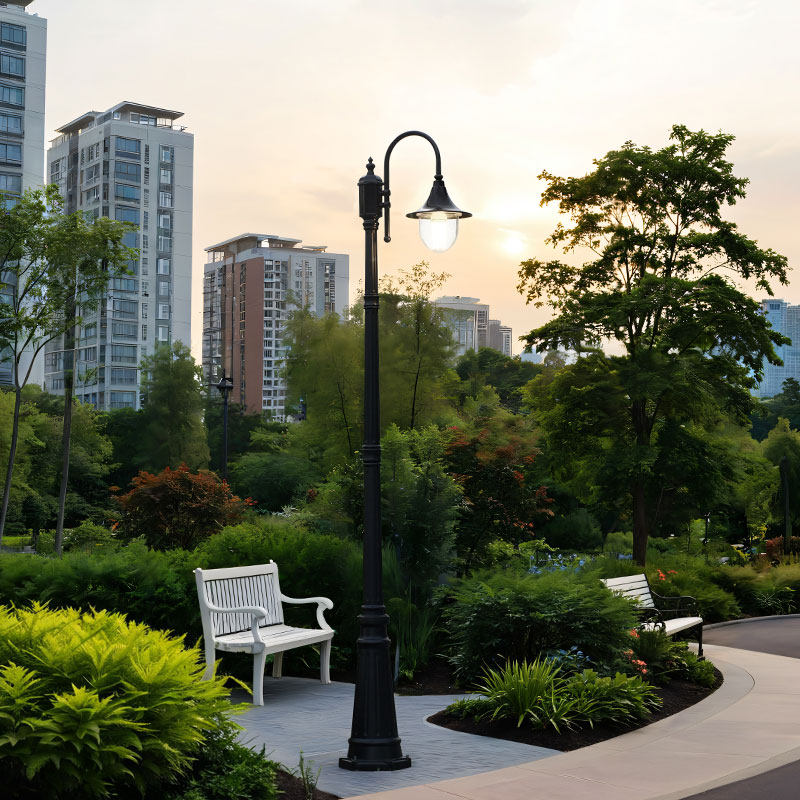 双头高杆灯欧式庭院灯单头草坪灯户外别墅led景观灯防水小区路灯