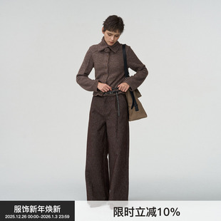 BiLLconch绒感坑条手工玫瑰外套复古针织毛衣女秋款 玫瑰序章