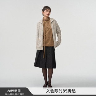 【肌理彩纱】BiLLconch立体彩纱纹理感毛衣两穿休闲外套上衣秋冬