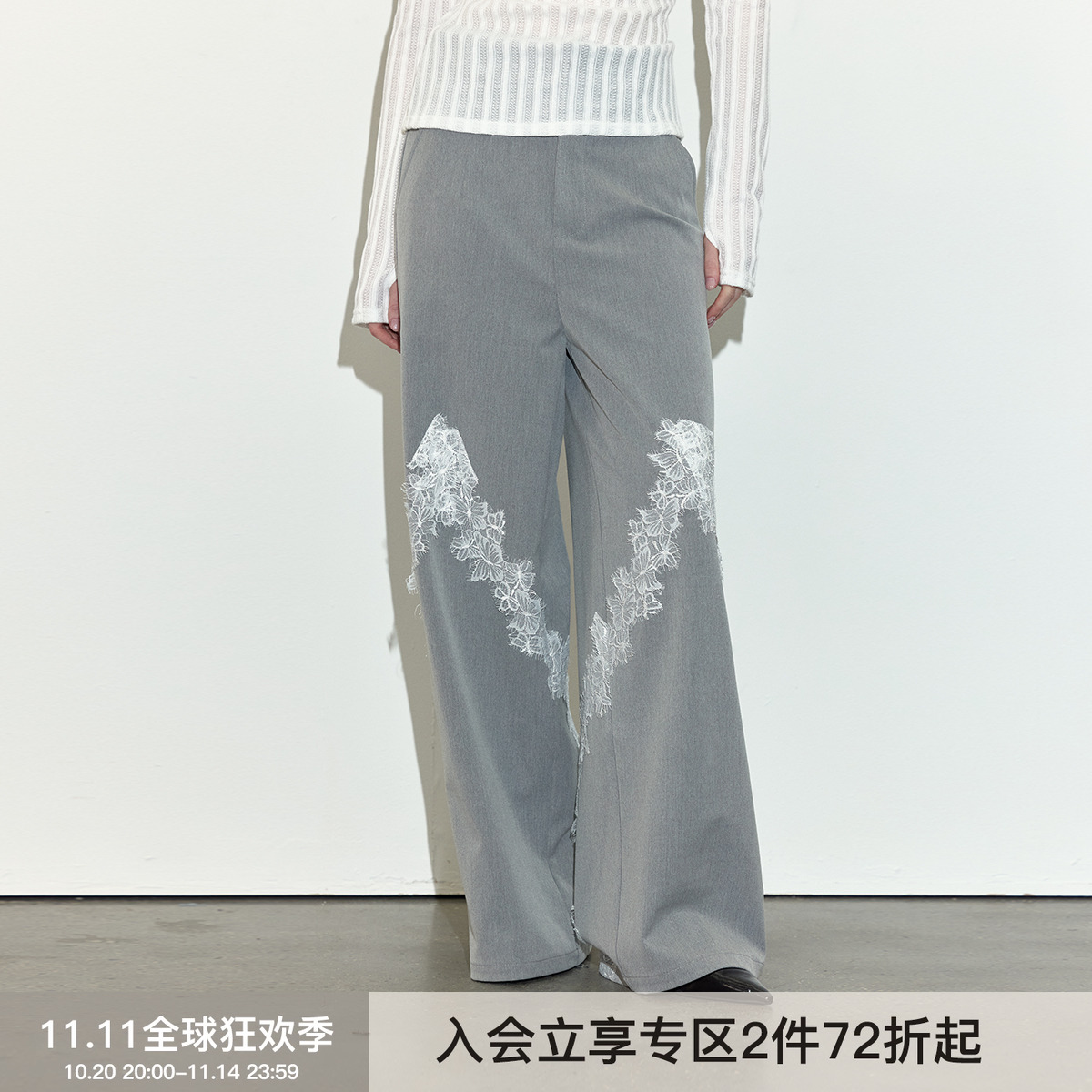 复古Berlinconch长裤休闲裤