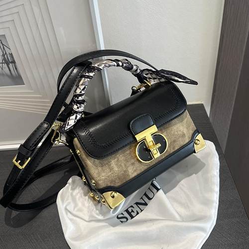 左杏盒子包退货无忧手提斜跨