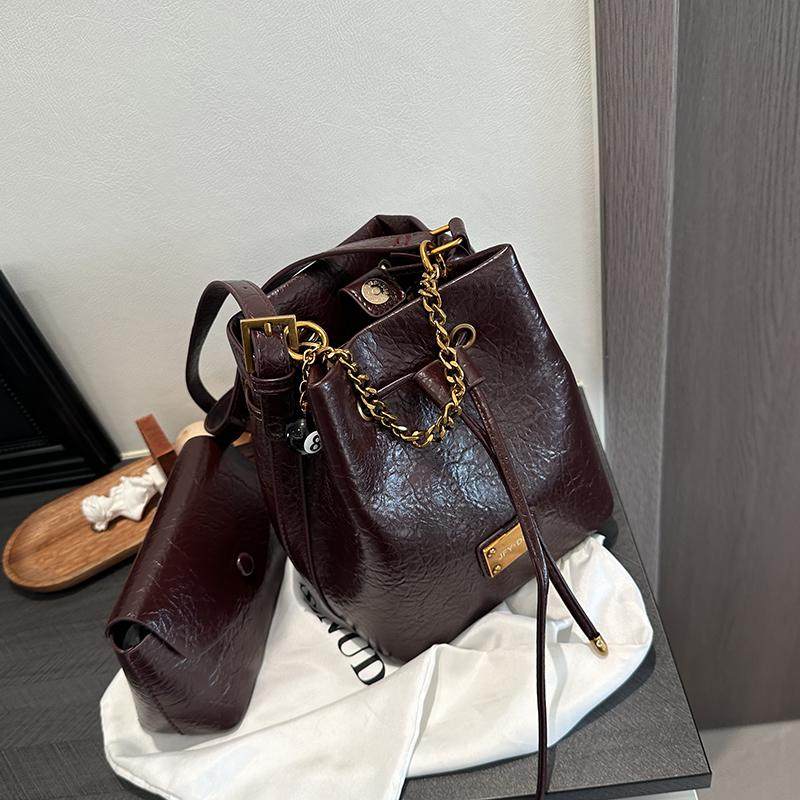 子母包菜篮子手提包包女2025新款百搭单肩包斜挎包小水桶包,箱包皮具/热销女包/男包,水桶包,淘宝优惠券,粉丝福利购,淘宝优惠卷