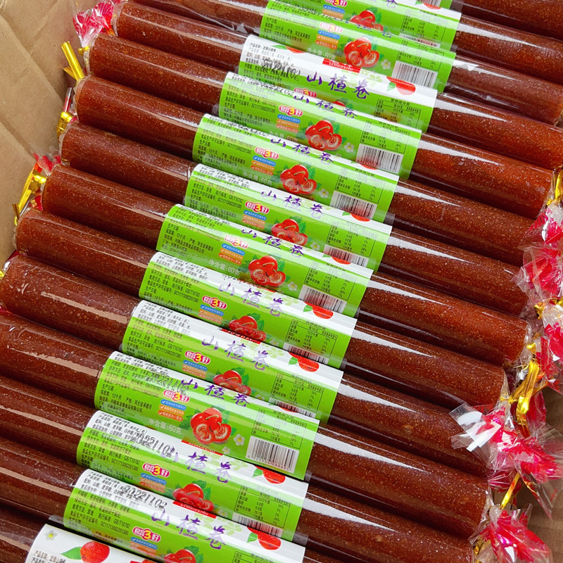 承德特产老式果丹皮山楂卷独立包装儿童学生解馋零食山楂蜜饯果脯