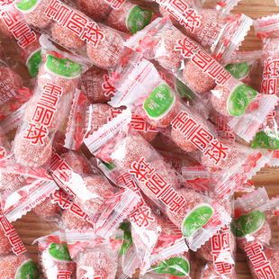 承德兴隆明军山楂雪丽球糖果丸脯蜜饯儿童零食品独立小包散装称重
