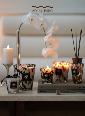 爱屿筑家 木质调香薰蜡烛室内家用持久扩香高级感烛光晚餐送礼物