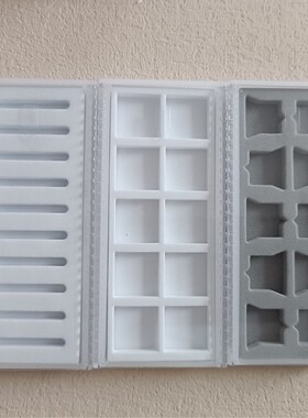 锯齿 单边推加垫数控刀具包装盒 硬质合金刀片盒 铣刀盒带盖零件