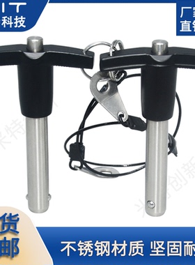 T型快卸销5/6不锈钢球头锁紧销固定位插销分度弹簧销MT193/T171B