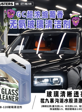 DIRTBUSTERS德巴斯特GC超浓缩葡香无氨玻璃清洁剂DB-120进口玻清