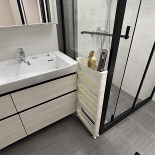 7/8/9cm10公分卫生间厨房夹缝收纳柜窄缝冰箱侧边空隙储置物架小