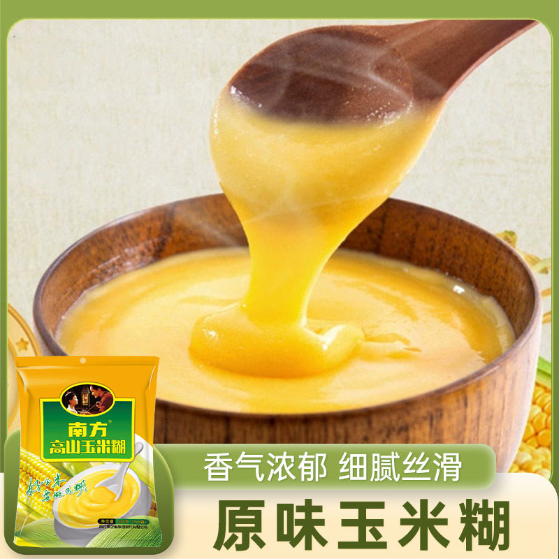 南方 原味玉米糊320g 早餐冲饮玉米羹玉米粉粗粮谷物营养速食粥
