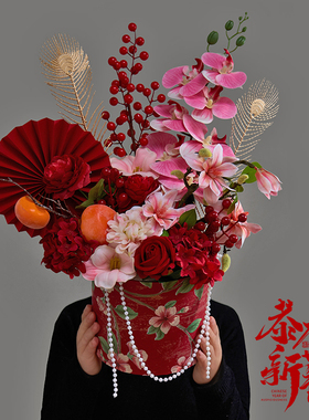 高级感满满的装饰福桶摆件