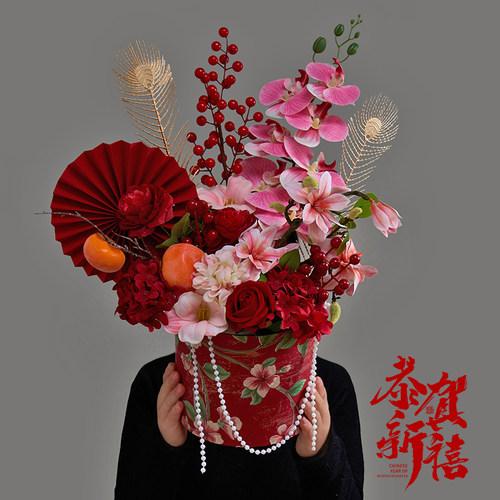 高级感满满的装饰福桶摆件