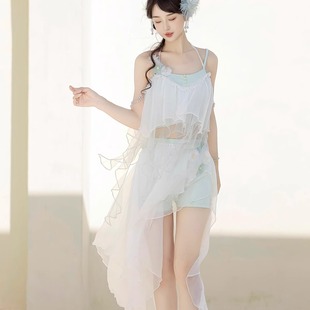 三件套甜美可爱性感纯欲风泳装 Lolita夏日海滩原创泳衣女款 分体式