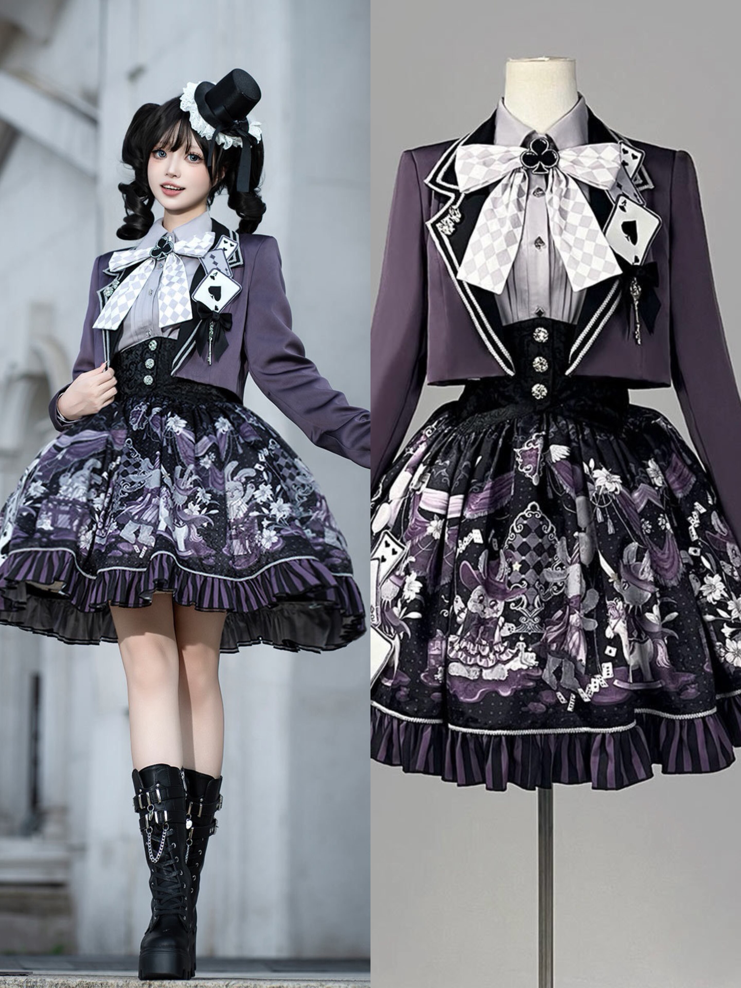 原创魔术剧团sk洛丽塔连衣裙日常外套上衣半身裙lolita套装cos