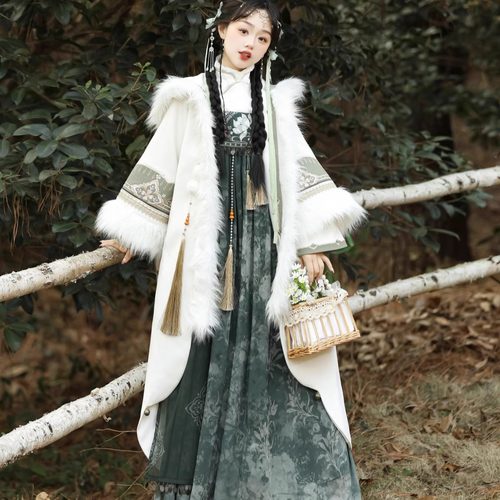 巫山流岚原创连衣裙外套吊带裙