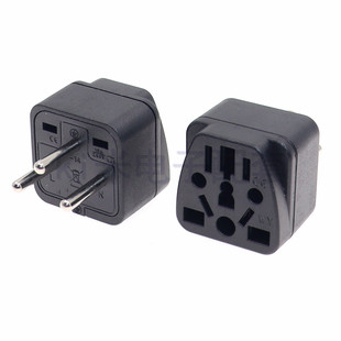 三圆脚 以色列转换插头 专用电源转换器 中东式旅行转换插座 出国