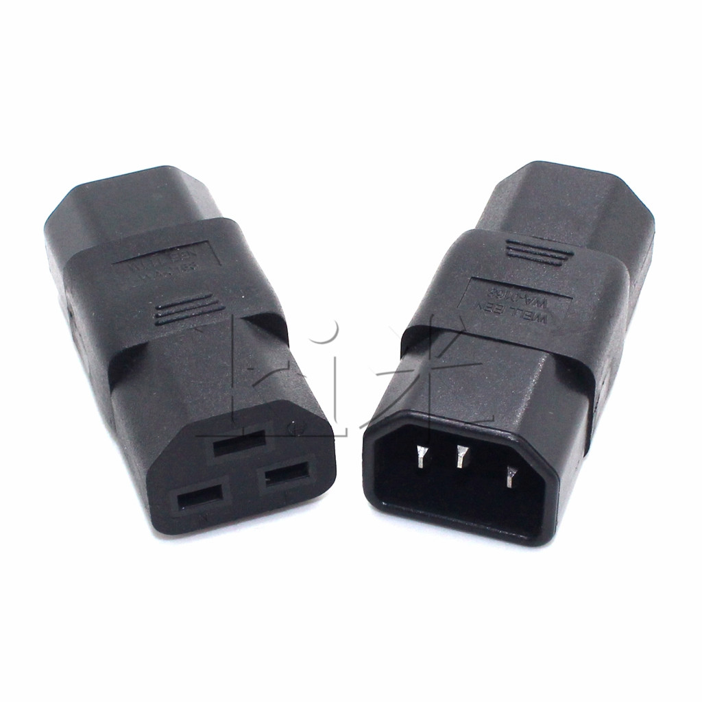 C14转C21电源转换器10A品字转16A三横插头机箱设备转接头WA-0168图片