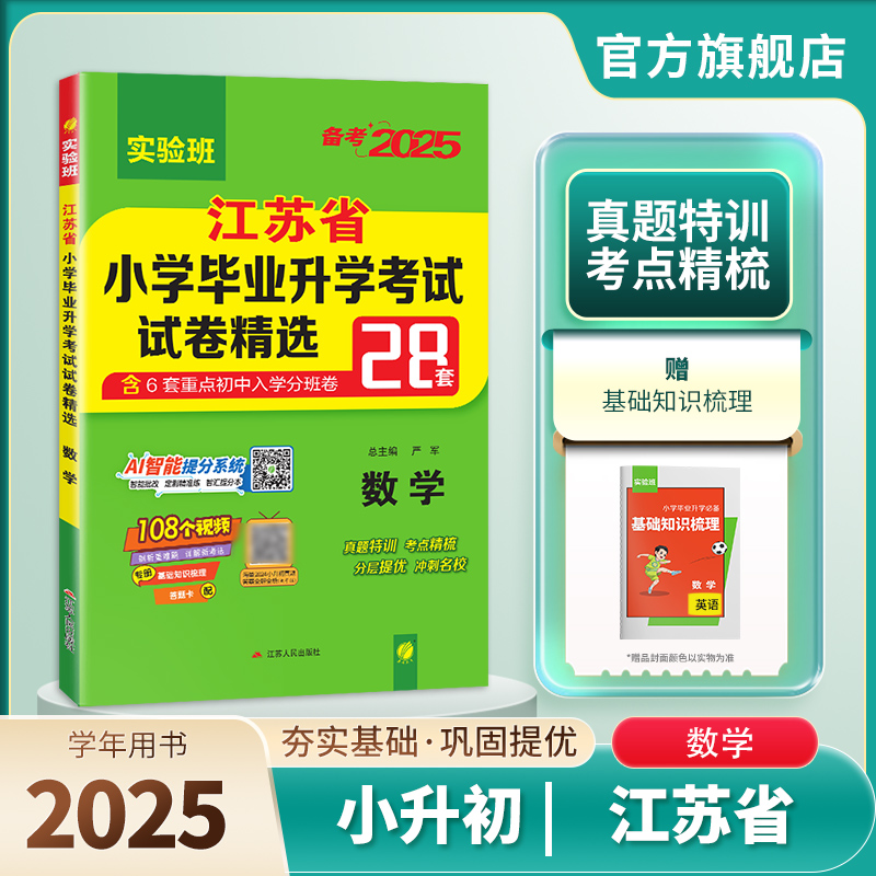 28套江苏省小学毕业考试精选卷