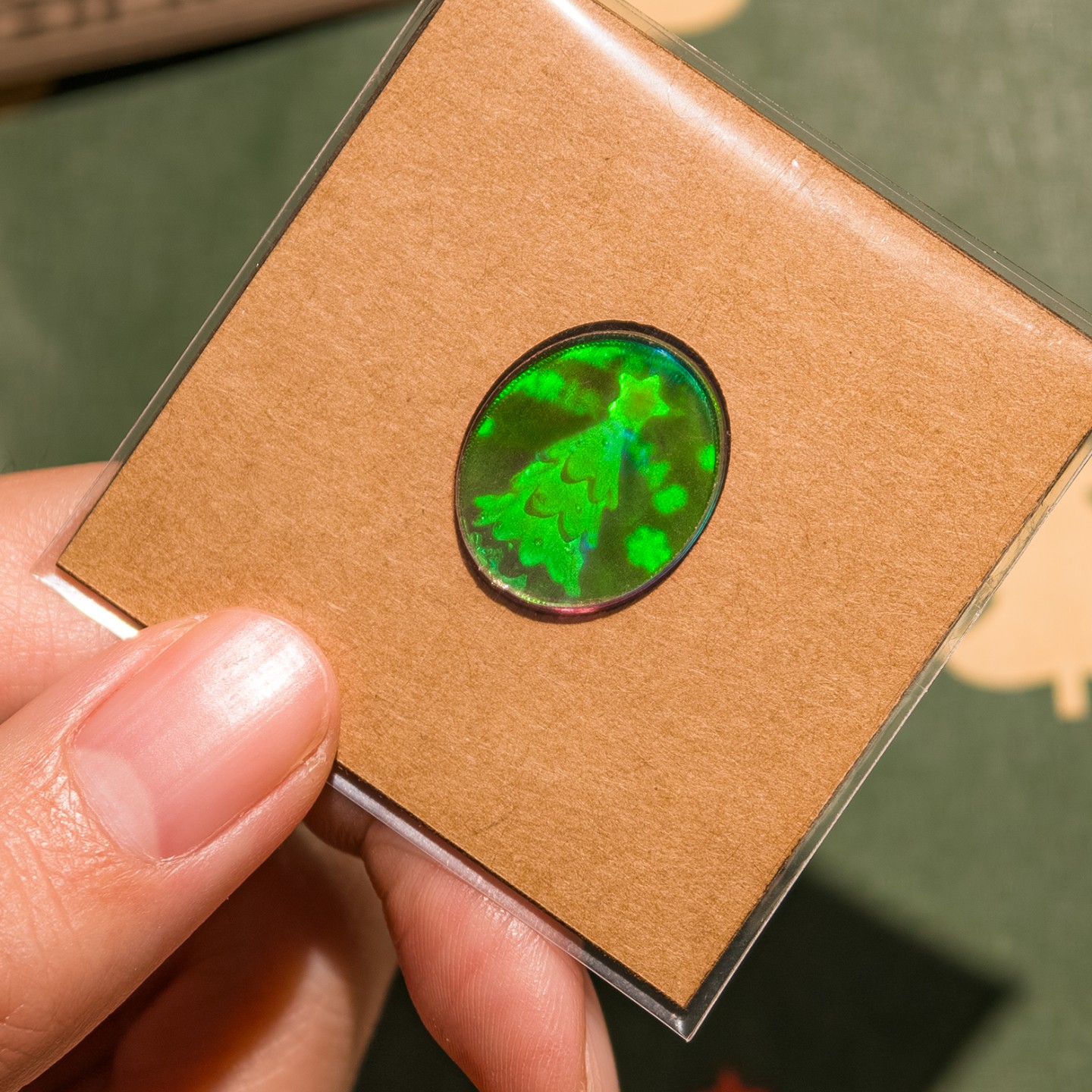 圣诞礼物圣诞树全息照片3D立体贺卡平安夜送朋友闺蜜（节日限定）