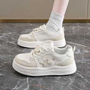 正品龙仔女鞋A108春季新款学生小白鞋平底轻便休闲运动鞋女鞋