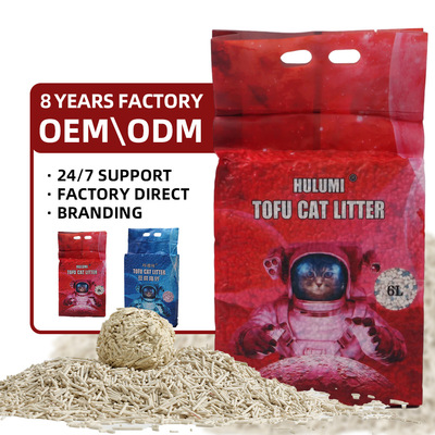 Tofu kucing pasir deodorant rendah debu gabungan aroma asal