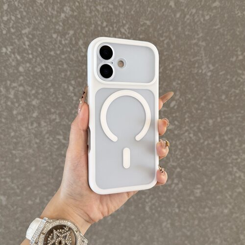 适用于iPhone17手机壳磨砂磁吸