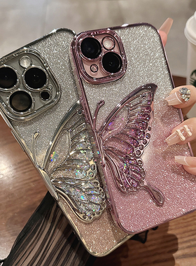 云寅适用苹果16promax手机壳iphone14/15pro透明高级感13带镜头膜全包防摔12pm网红新款17Pro小众硅胶11软套