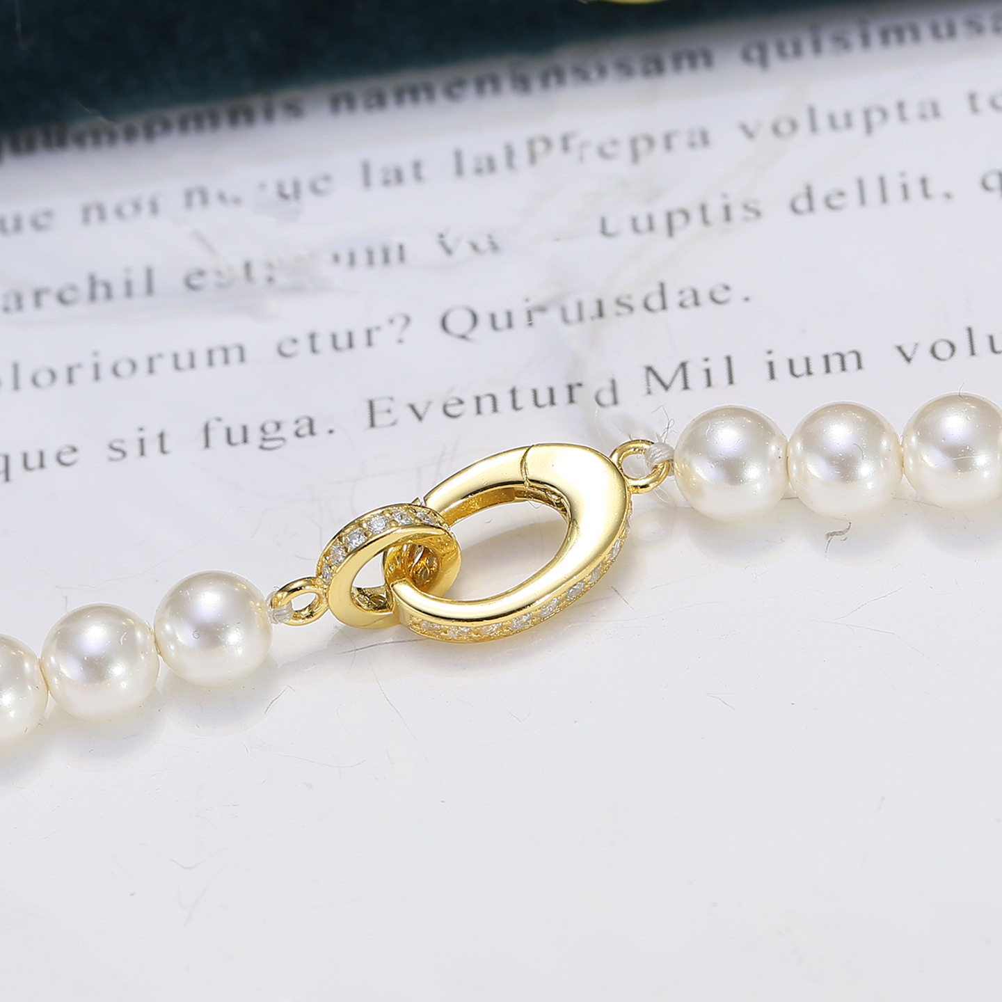 DIY项链手链扣空弱配件不含珍珠