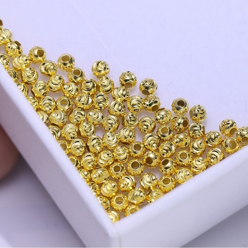 DIY配件S925纯银月亮弯刀隔珠