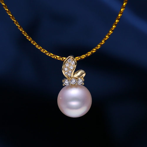 DIY配件S925纯银时尚百搭珍珠吊