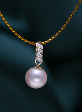 DIY配件S925纯银经典百搭珍珠吊