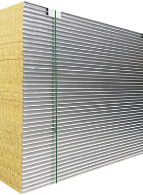 夹芯75防火新型轻质隔墙板材组装夹心50mm净化铁皮岩棉复合彩钢i.