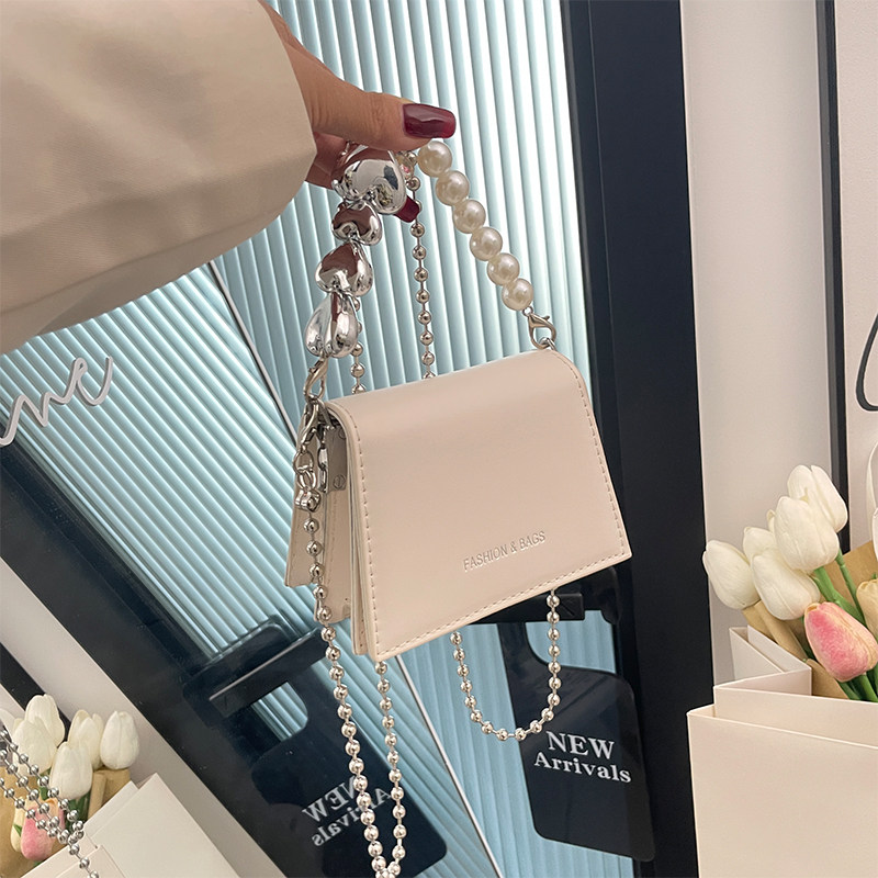 高级感辣妹手提包小众链条包斜挎小包包女2025新款迷你口红包,箱包皮具/热销女包/男包,小方包,淘宝优惠券,粉丝福利购,淘宝优惠卷