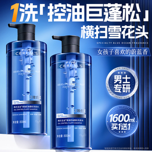 洗发水男士控油去屑蓬松止痒留香洗头露膏品牌官方正品沐浴露套装