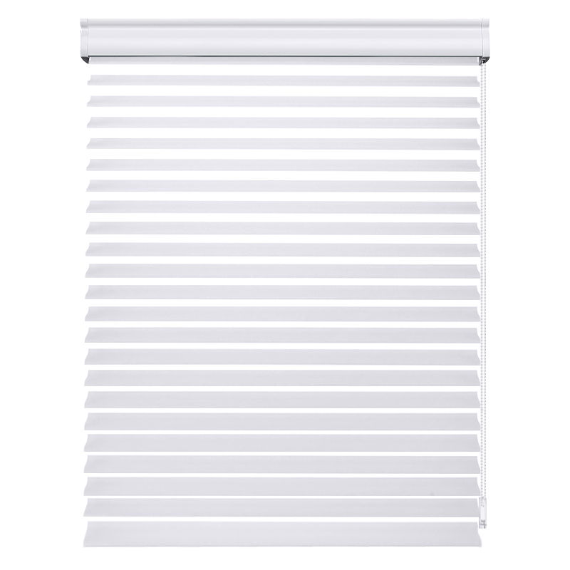 香格里拉窗帘卷帘免打孔百叶窗透光办公室客厅柔纱帘遮光百叶帘