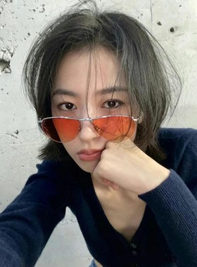 王嘉尔同款墨镜女潮ins韩版高级感gm个性idris粉色太阳镜男配近视