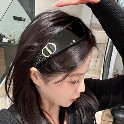 发箍墨镜二合一CD韦雪同款y2k千禧风网红时尚防紫外线太阳镜UV400