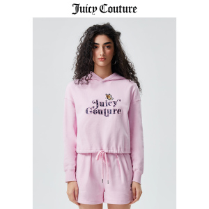 JuicyCoutureLOGO蝴蝶连帽卫衣