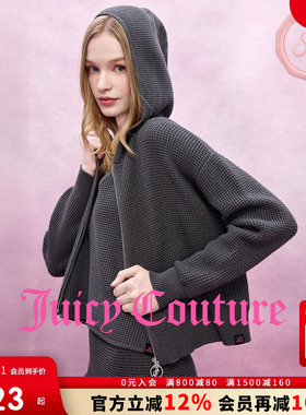 Juicy Couture【slow cleanfit系列】橘滋外套女25年秋冬针织上衣