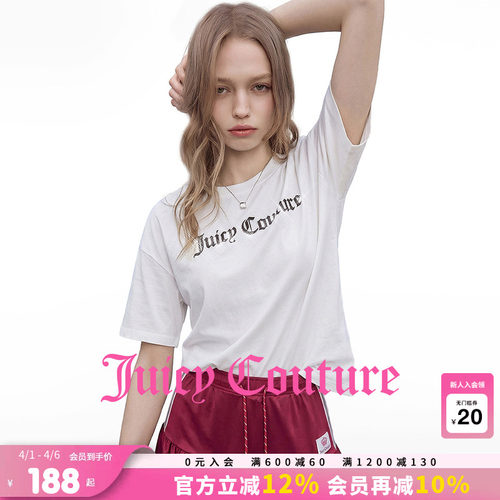 JuicyCouture橘滋宽松短袖T恤