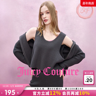 cleanfit系列 slow 橘滋背心女25年秋冬毛织吊带 Couture Juicy
