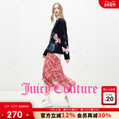 Juicy Couture橘滋针织衫 女重工刺绣珠片提花毛衣