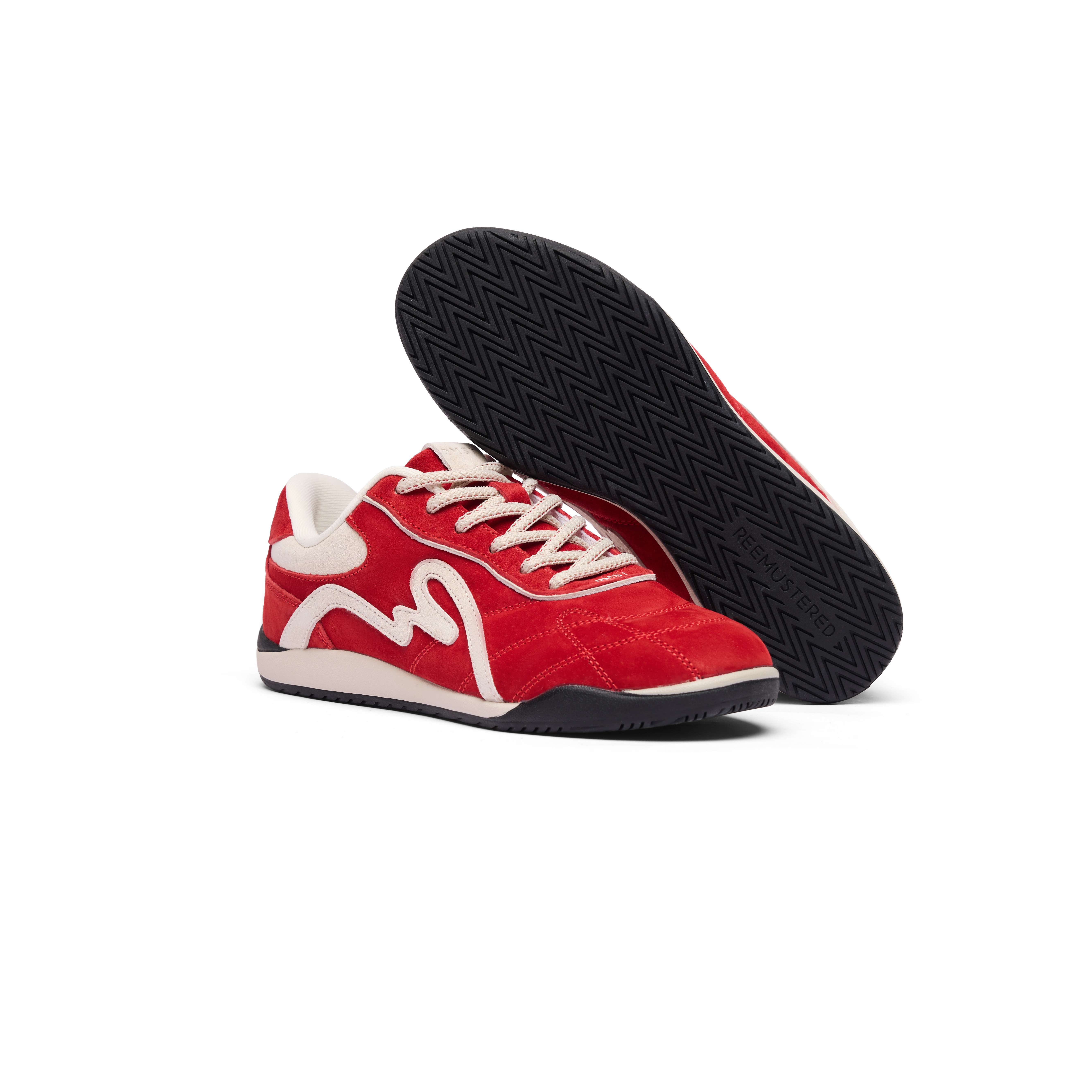 陈浚铭同款 Reemustered 复古德训鞋 薄底鞋 红色 圣诞新年鞋,女鞋,德训鞋,淘宝优惠券,粉丝福利购,淘宝优惠卷