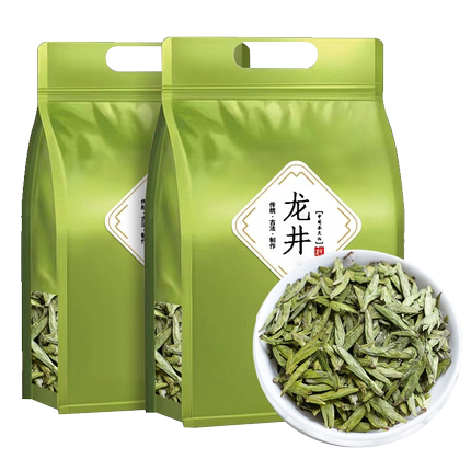 龙井茶2026新茶春茶叶自己喝明前浓香型杭州豆香龙井绿茶散装500g